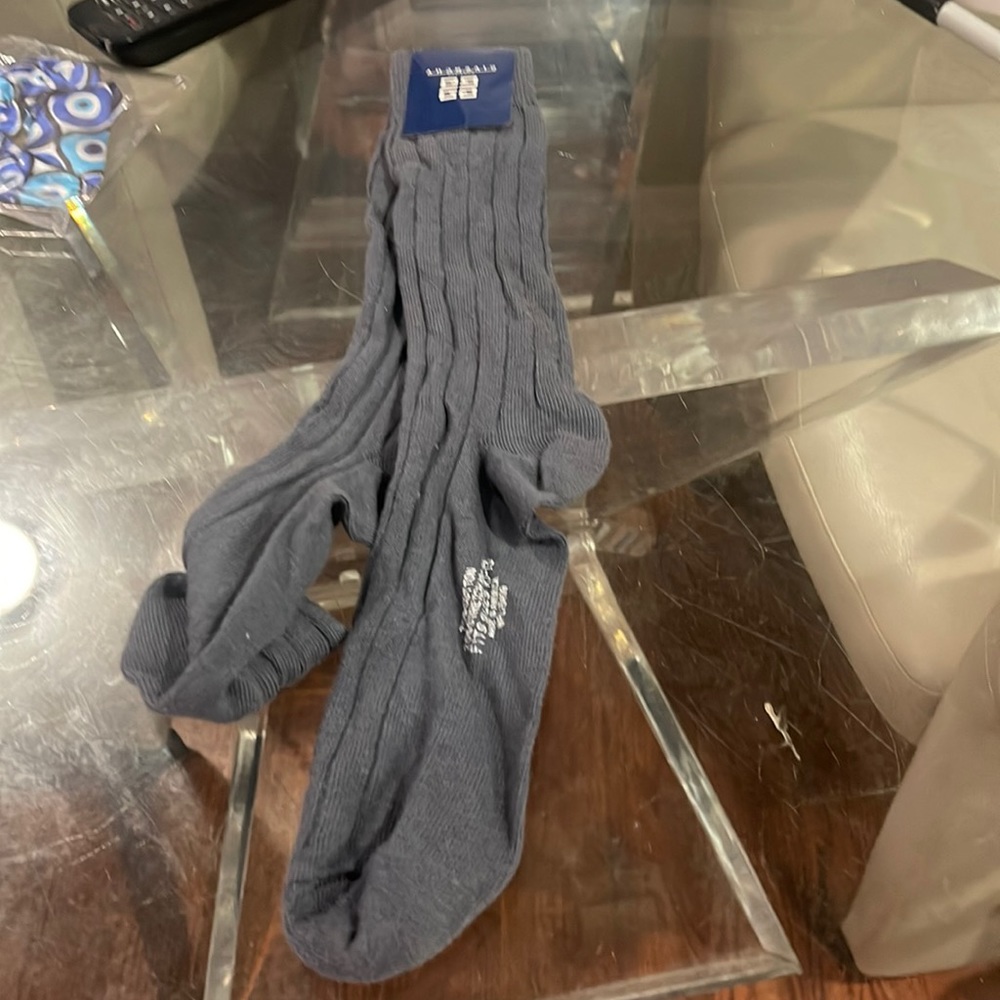 Givenchy gray nwt size 10-13 mens dress socks
